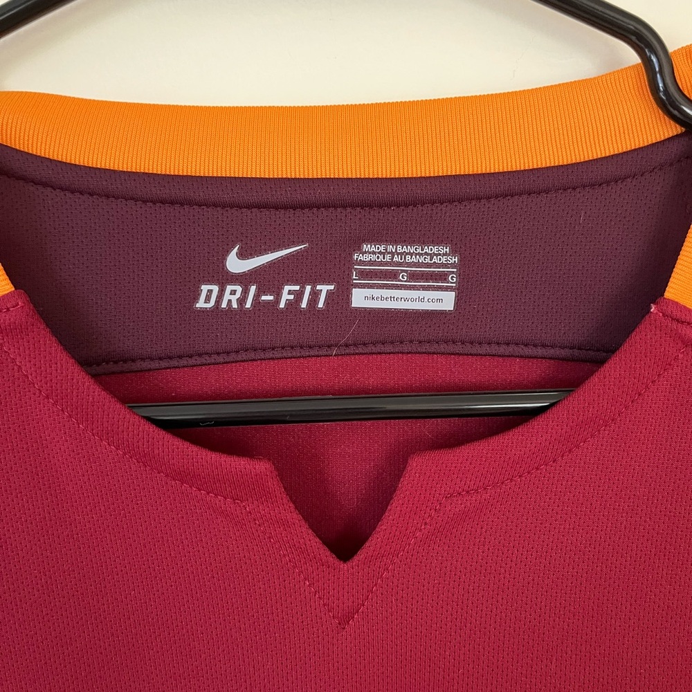 Men’s Nike Roma Italy Serie A Soccer Jersey 2015/2016 Home short sleeve size L - Picture 3 of 4